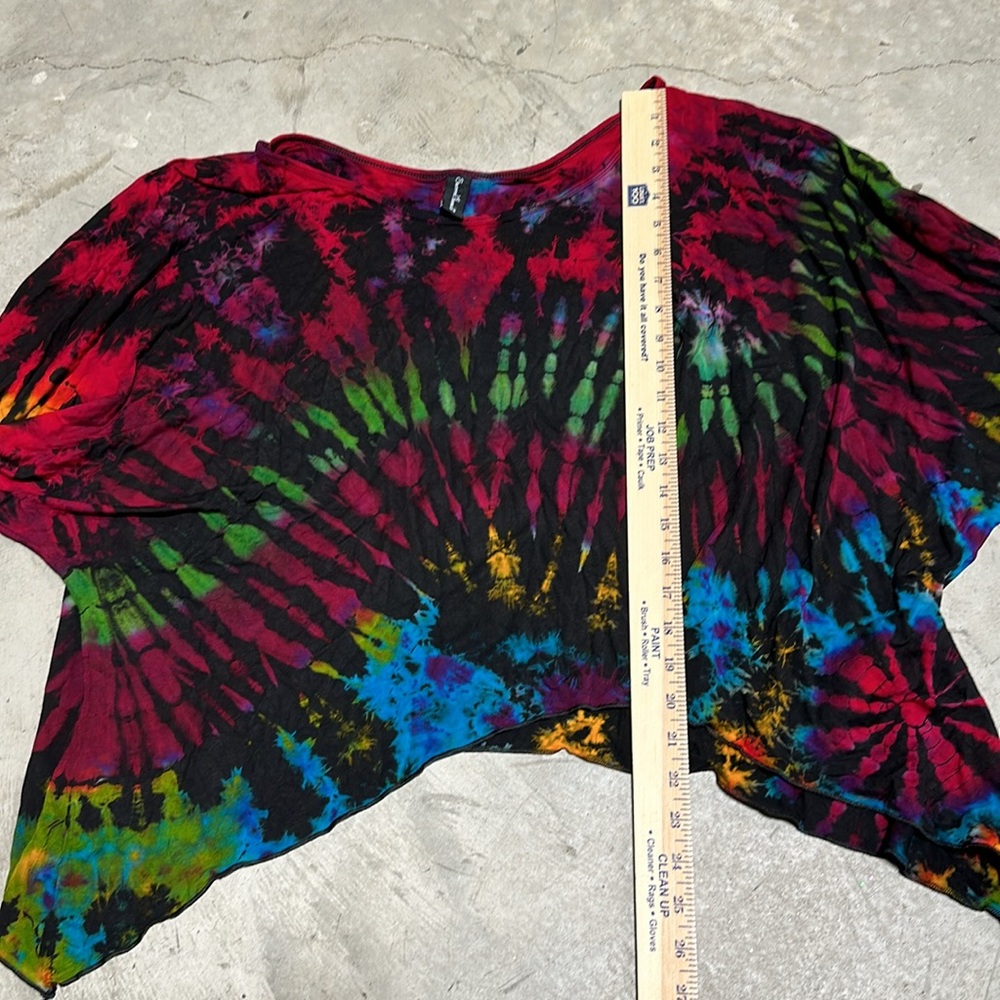 Rayon multi color top /Size‎ 0S / Sacred Threads brand /B-65 - Picture 8 of 8
